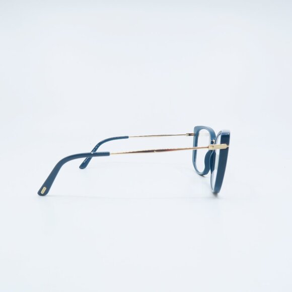 Tom Ford TF 5816-B 089 53mm Blue Teal and Gold, New Women's Eyeglasses. - Picture 5 of 7
